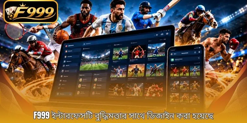 F999 ইন্টারফেসটি বুদ্ধিমত্তার সাথে ডিজাইন করা হয়েছে