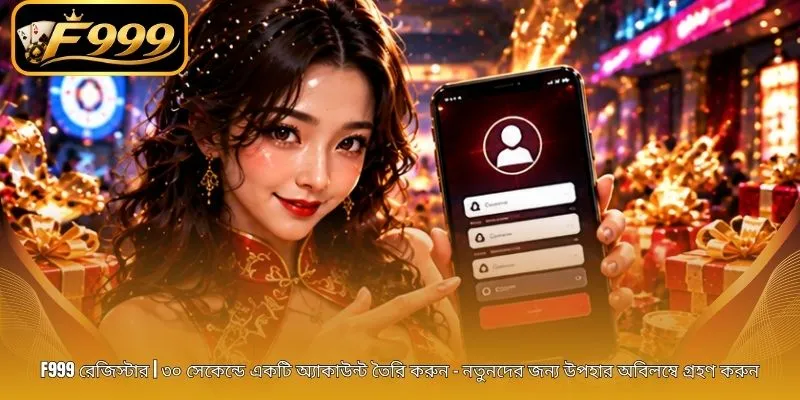 F999 রেজিস্টার | ৩০ সেকেন্ডে একটি অ্যাকাউন্ট তৈরি করুন - নতুনদের জন্য উপহার অবিলম্বে গ্রহণ করুন