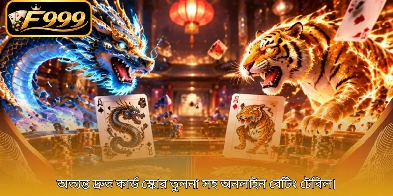 অত্যন্ত দ্রুত কার্ড স্কোর তুলনা সহ অনলাইন বেটিং টেবিল।