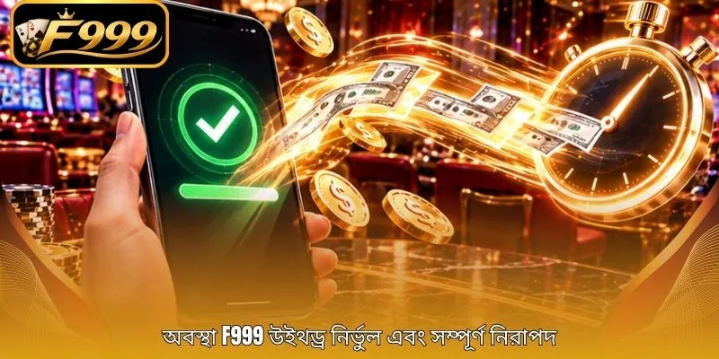 অবস্থা F999 উইথড্র নির্ভুল এবং সম্পূর্ণ নিরাপদ