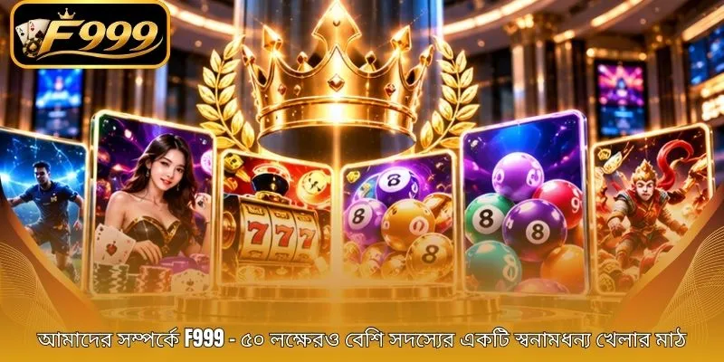 আমাদের সম্পর্কে F999 - ৫০ লক্ষেরও বেশি সদস্যের একটি স্বনামধন্য খেলার মাঠ