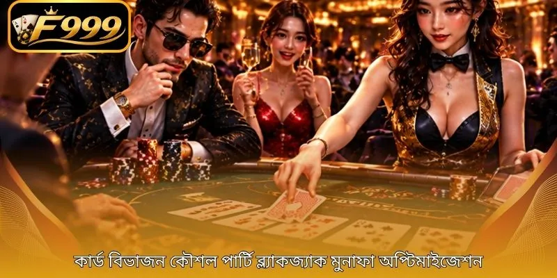 কার্ড বিভাজন কৌশল পার্টি ব্ল্যাকজ্যাক মুনাফা অপ্টিমাইজেশন