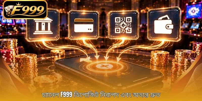 চ্যানেল F999 ডিপোজিট নিরাপদ এবং অত্যন্ত দ্রুত