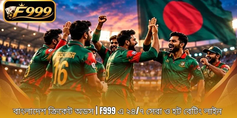 বাংলাদেশ ক্রিকেট অডস | F999 এ ২৪/৭ সেরা ও হট বেটিং লাইন 