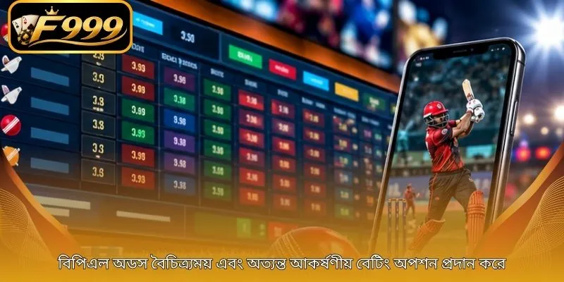 বিপিএল অডস বৈচিত্র্যময় এবং অত্যন্ত আকর্ষণীয় বেটিং অপশন প্রদান করে