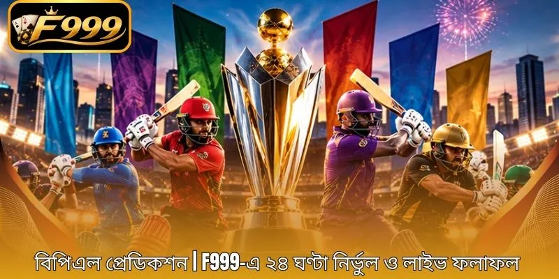 বিপিএল প্রেডিকশন | F999-এ ২৪ ঘণ্টা নির্ভুল ও লাইভ ফলাফল 
