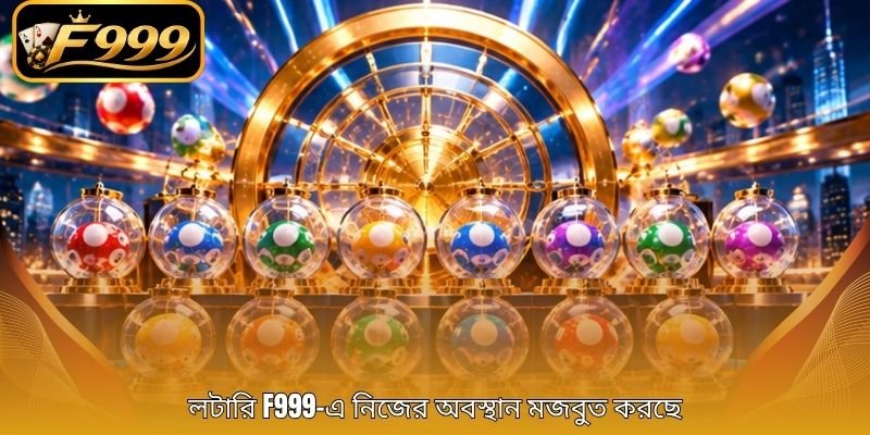 লটারি F999-এ নিজের অবস্থান মজবুত করছে