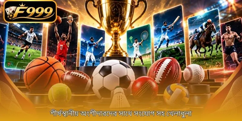 শীর্ষস্থানীয় অংশীদারদের সাথে সংযোগ সহ খেলাধুলা