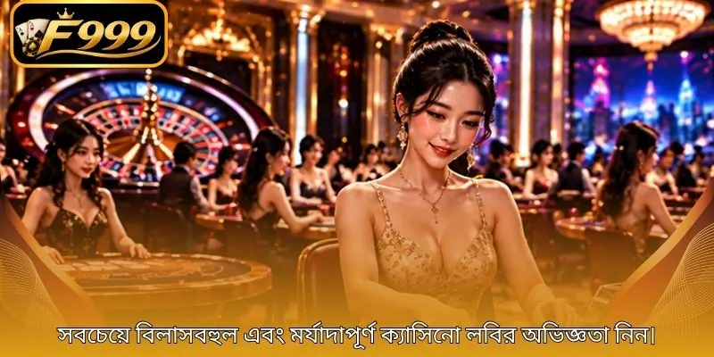 সবচেয়ে বিলাসবহুল এবং মর্যাদাপূর্ণ ক্যাসিনো লবির অভিজ্ঞতা নিন।