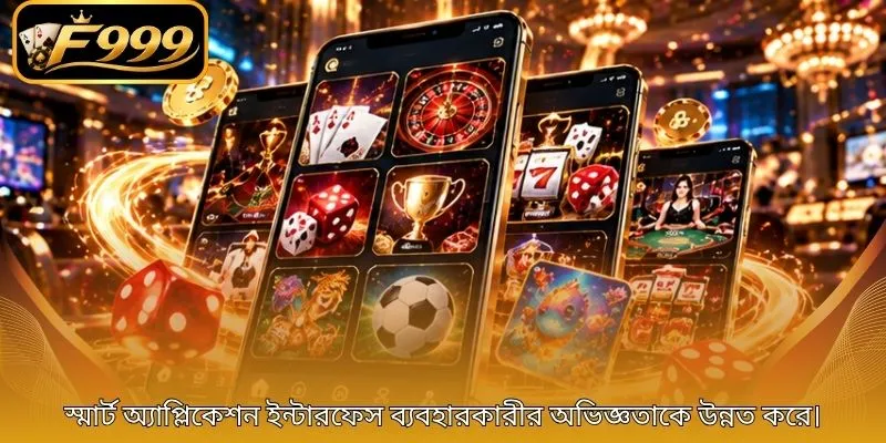 স্মার্ট অ্যাপ্লিকেশন ইন্টারফেস ব্যবহারকারীর অভিজ্ঞতাকে উন্নত করে।