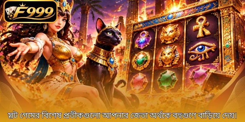স্লট গেমের বিশেষ প্রতীকগুলো আপনার জেতা অর্থকে বহুগুণে বাড়িয়ে দেয়।