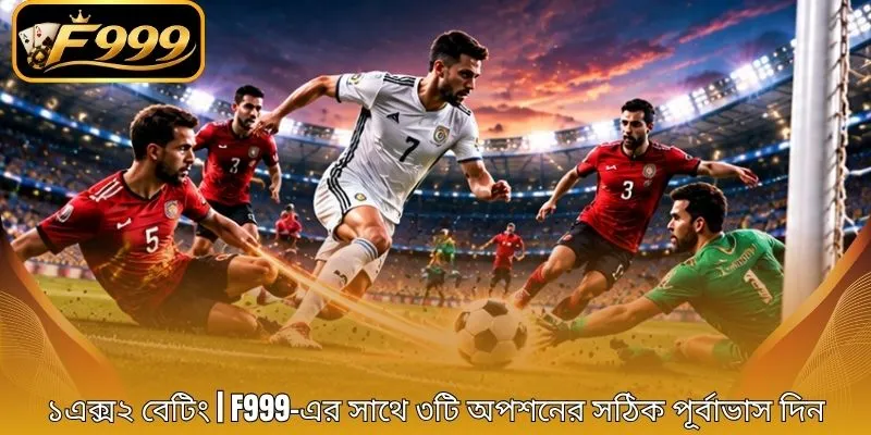 ১এক্স২ বেটিং | F999-এর সাথে ৩টি অপশনের সঠিক পূর্বাভাস দিন